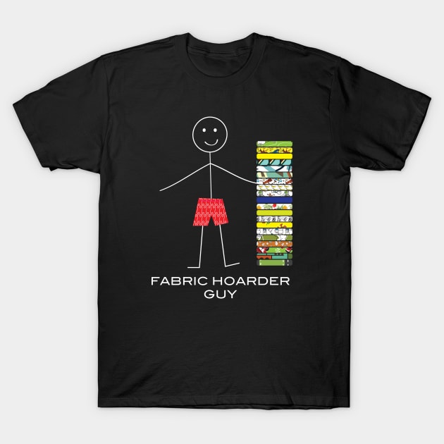 Funny Mens Fabric  Guy T-Shirt by whyitsme
